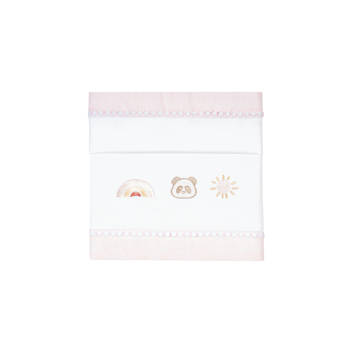 Set Lenzuola Arcobaleno Per Bambini 4 Pezzi - Doppio Con Angoli 135x200+40cm - Microfibra Multicolore - Foto 2