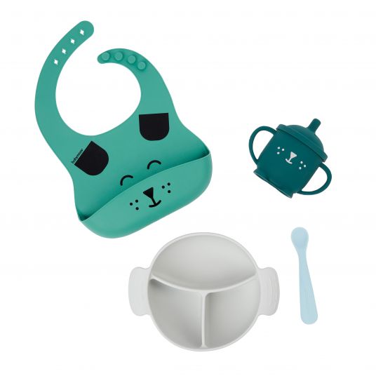 Set Pappa Silicone Petrolio