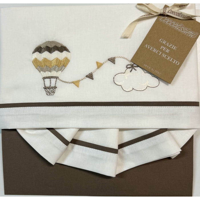 lenzuola 3pz lettino balloon