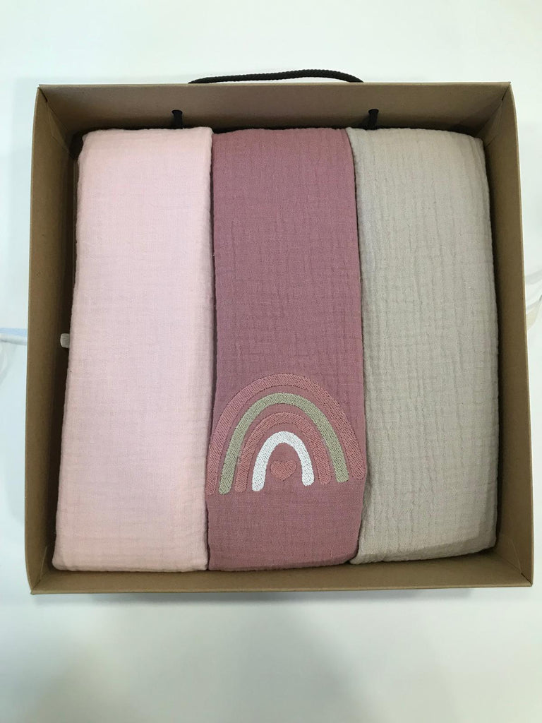 tris di mussole rainbow