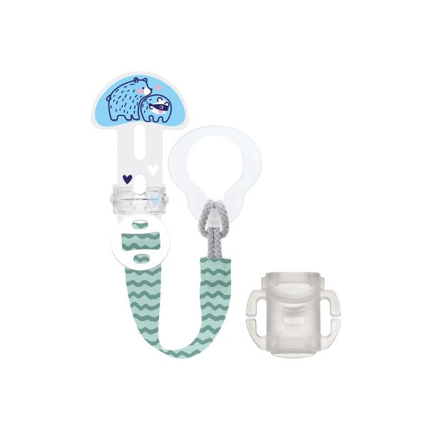 Clip Per Succhietto con Regolatore di Lunghezza Blu