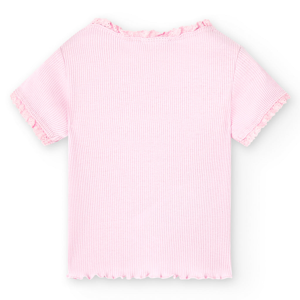 Boboli Maglietta Jersey Per Bimba Magenta