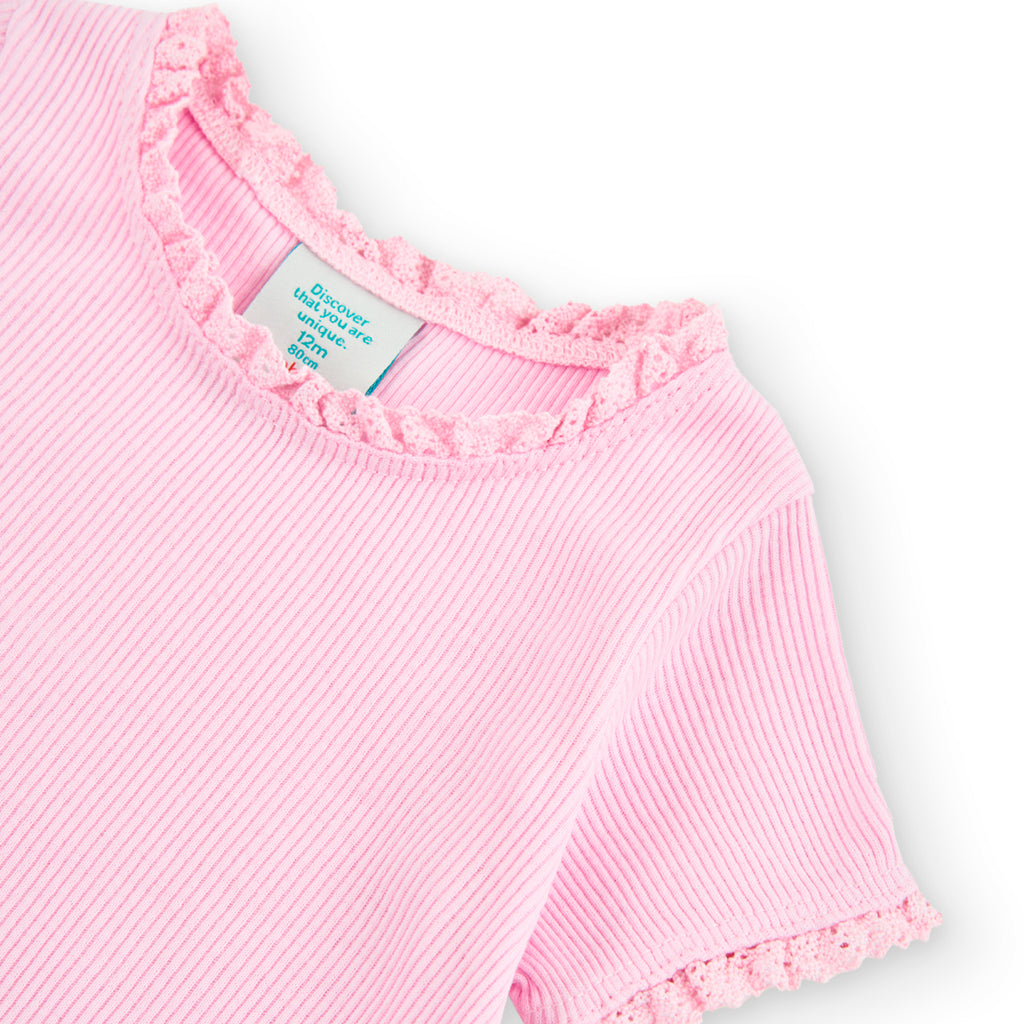 Boboli Maglietta Jersey Per Bimba Magenta