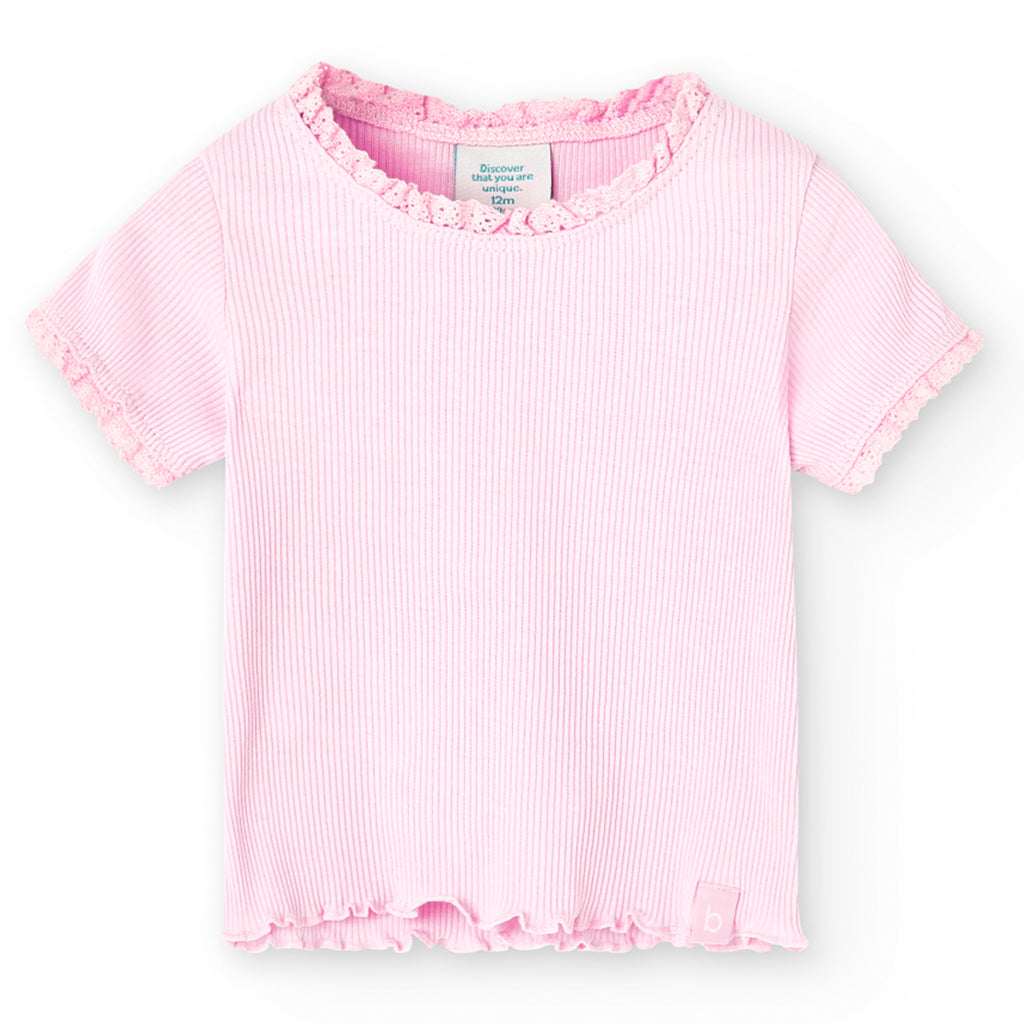 Boboli Maglietta Jersey Per Bimba Magenta