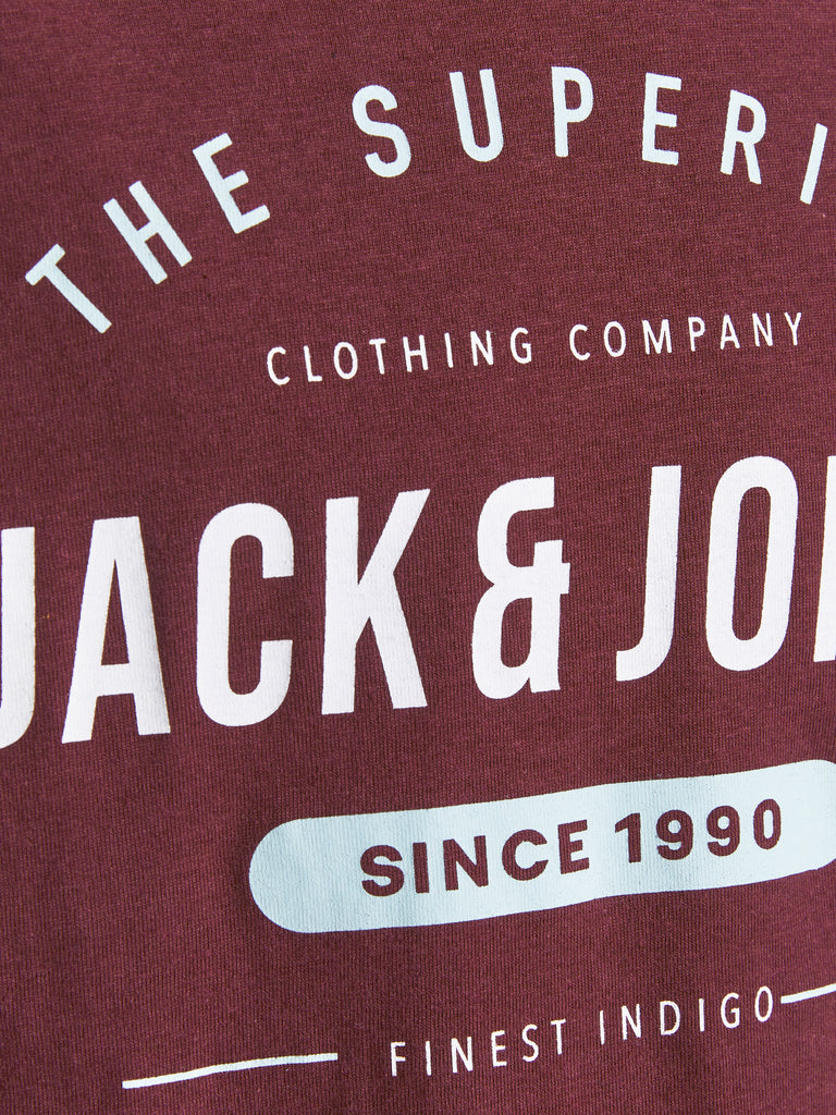 Jack & Jones T-Shirt Male Knit Co100 Port Royale