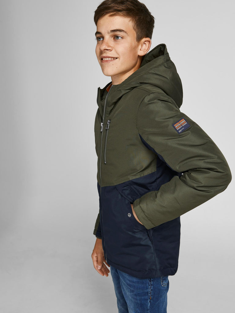 Jack & Jones Jacket Male Wov Pl100 Forest Night