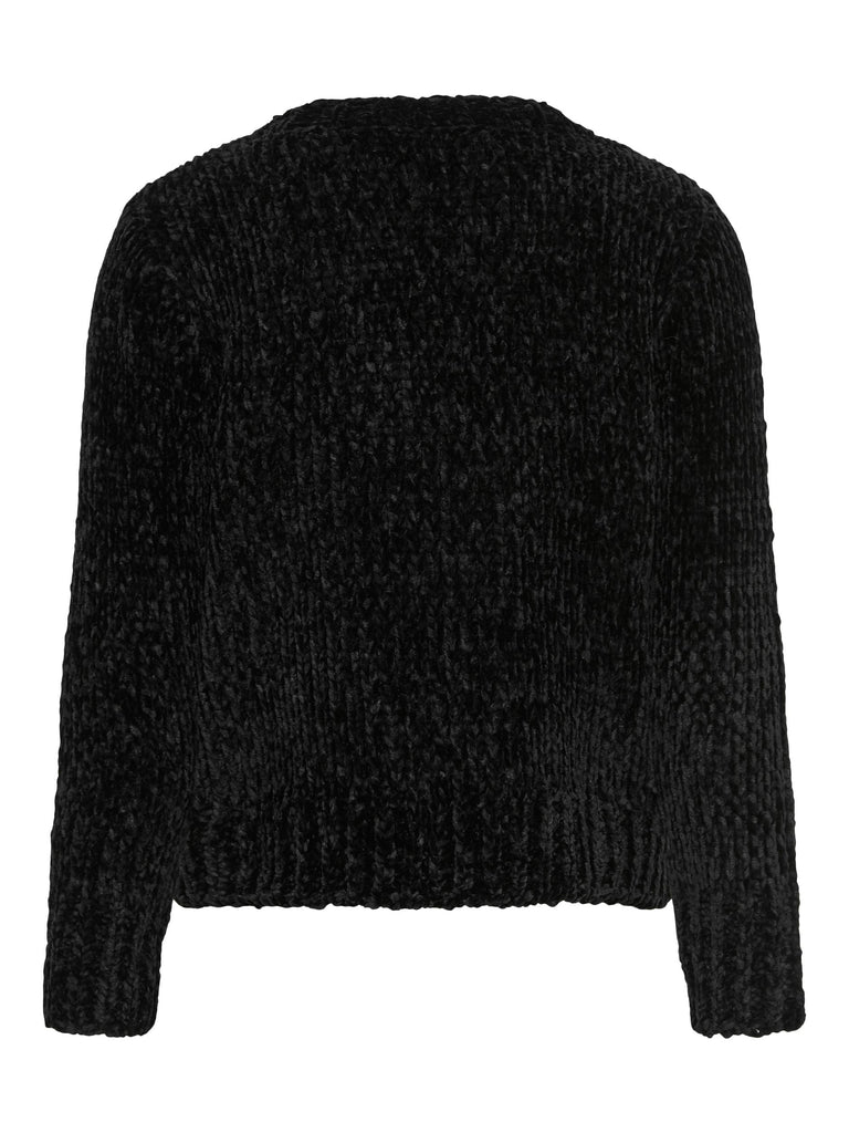 Only Pullover Fem Knit Pl100 Black