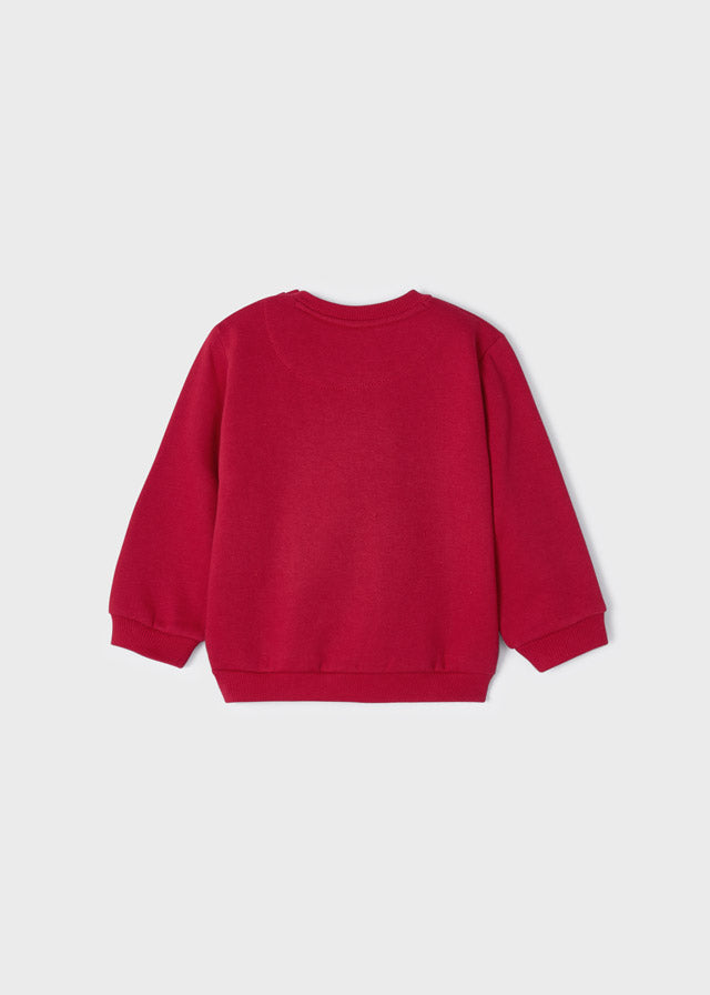 Mayoral Pullover Ricamato Rosso
