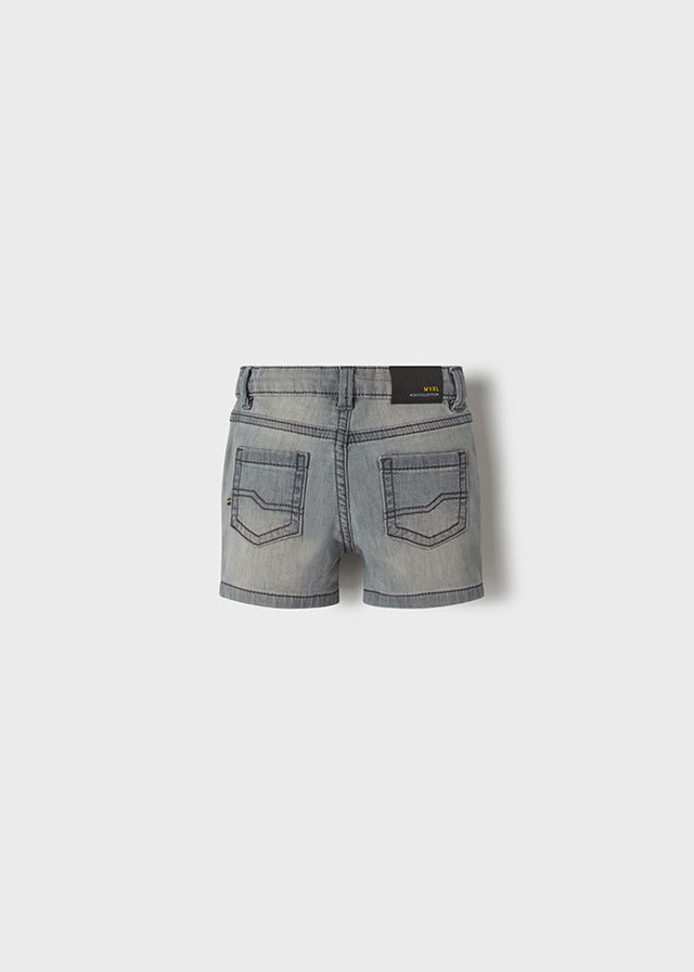 Mayoral Bermuda Jeans Soft Denim Grigio Chi