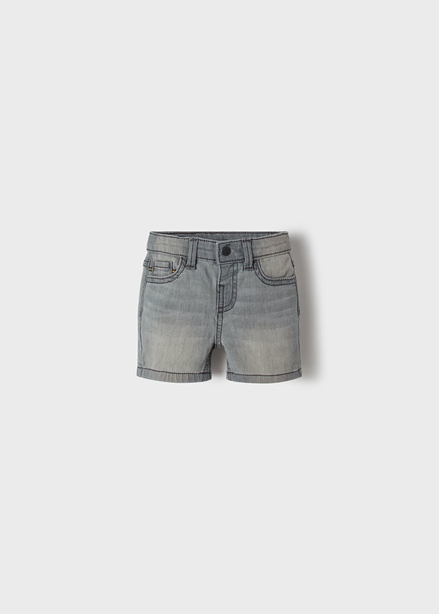 Mayoral Bermuda Jeans Soft Denim Grigio Chi