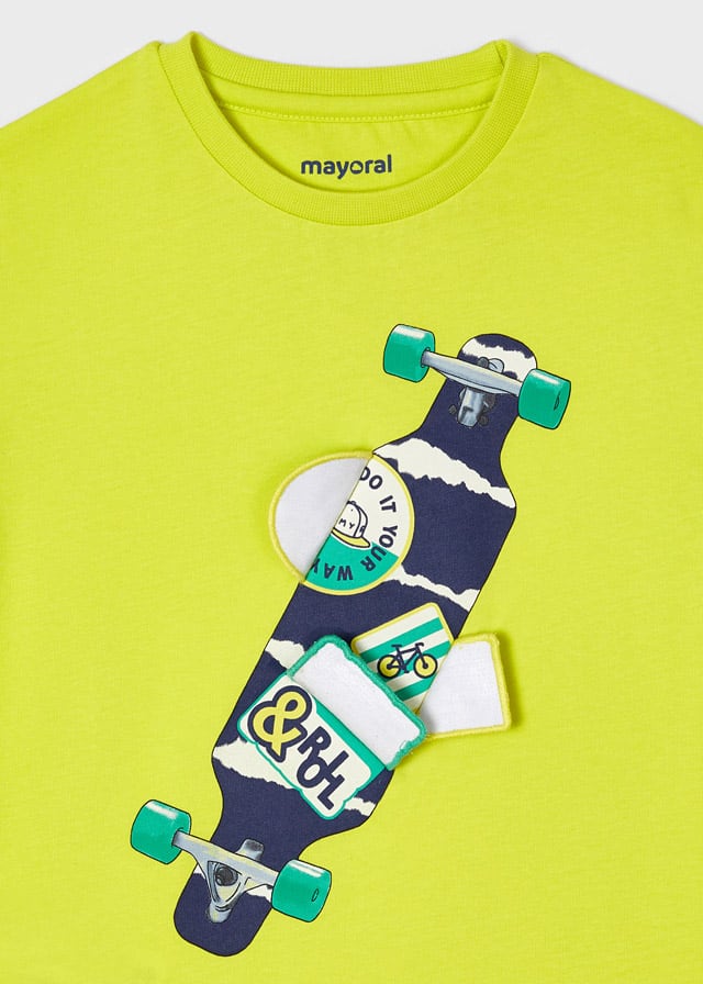 Mayoral Maglietta M/c "play With" Limone