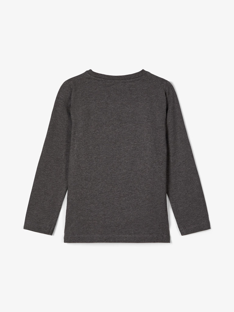 Name it T-Shirt Male Knit Oco95/ea5 Dark Grey Melange