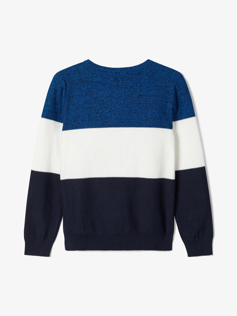 Name it Pullover Male Knit Oco100 Imperial Blue
