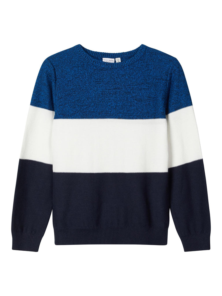 Name it Pullover Male Knit Oco100 Imperial Blue