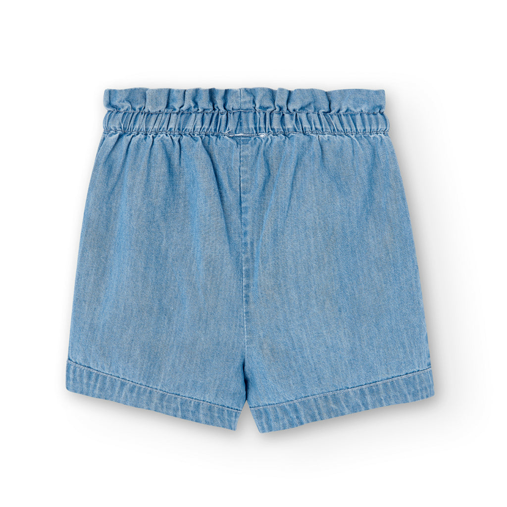 Boboli Short Denim Per Bimba Bleach