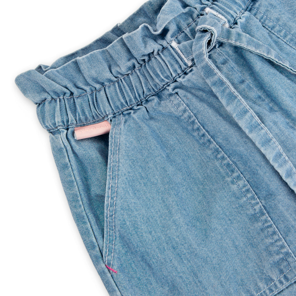 Boboli Short Denim Per Bimba Bleach