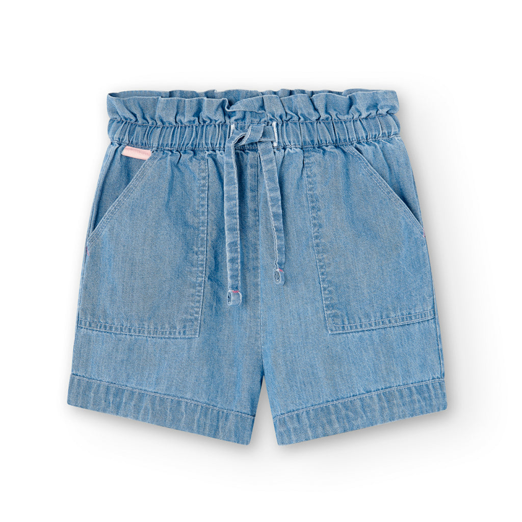 Boboli Short Denim Per Bimba Bleach