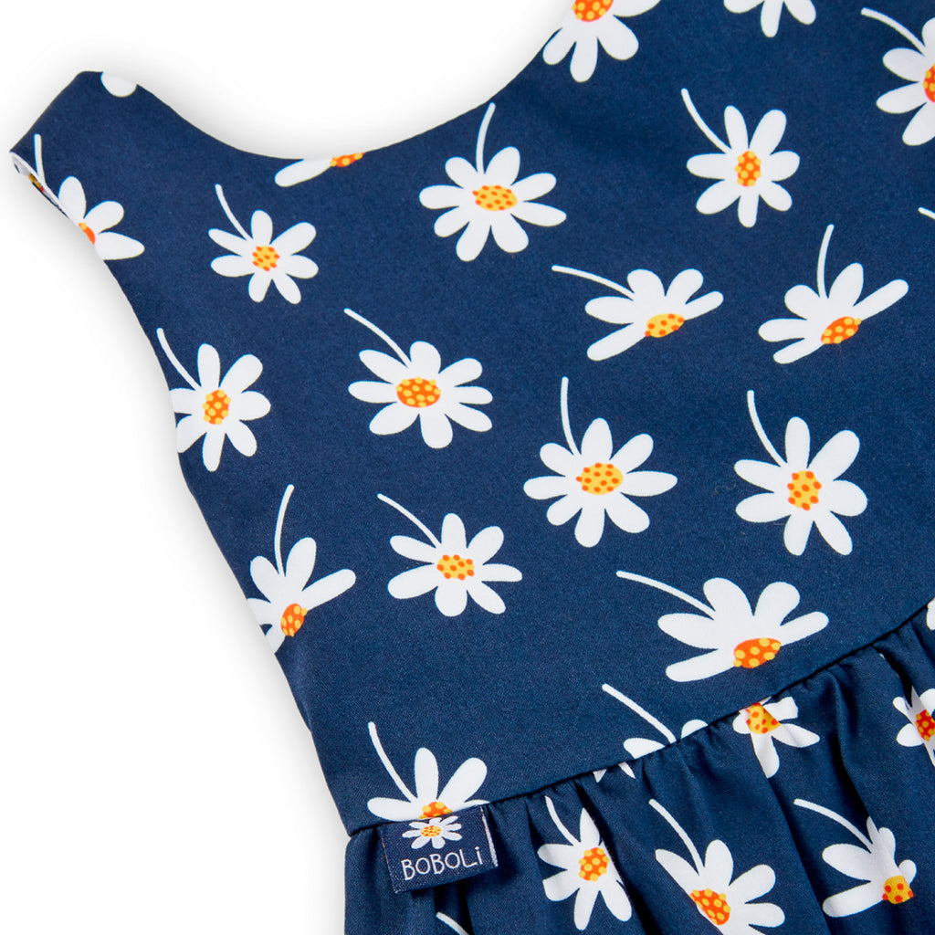 Boboli Vestito Satin Stampato Per Bimba Stampato