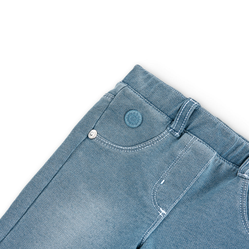 Boboli Pantaloni Felpati Denim Per Bimba Bleach