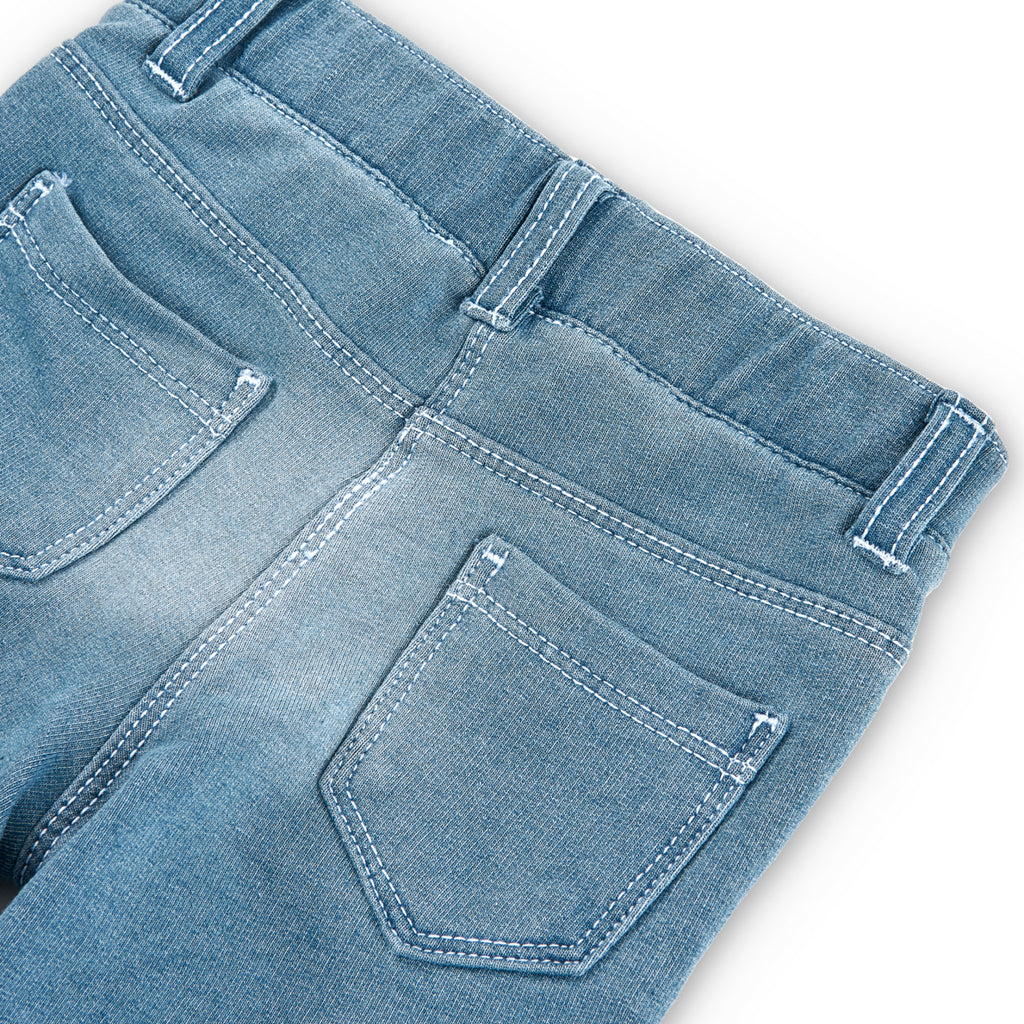 Boboli Pantaloni Felpati Denim Per Bimba Bleach