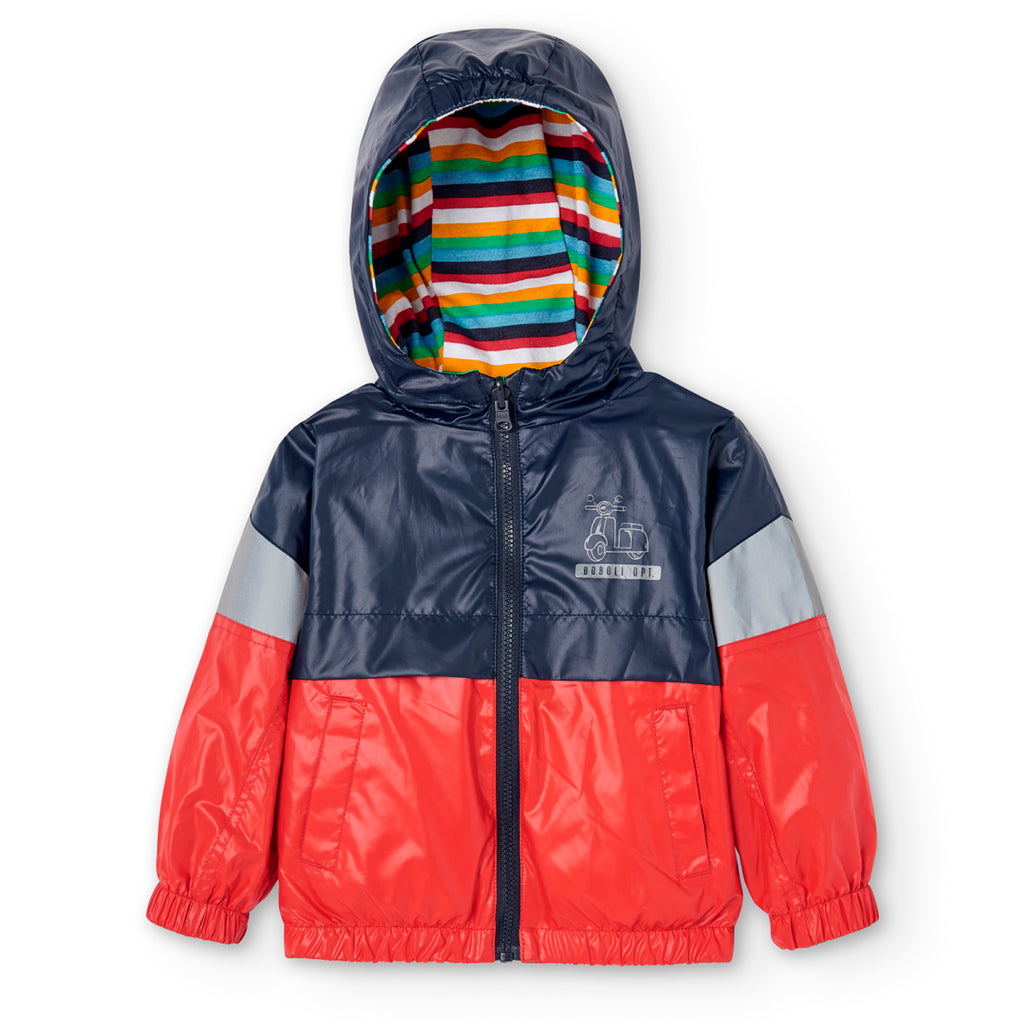 Boboli Parka Reversibile Tessuto Tecnico Per Neonati Rosso